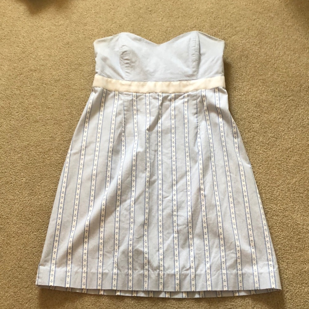 vineyard vines strapless dress